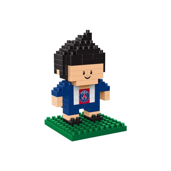 Paris Saint-Germain - BRXLZ 3D Player Construction Kit 86 Pieces, 3D Building Block Kit