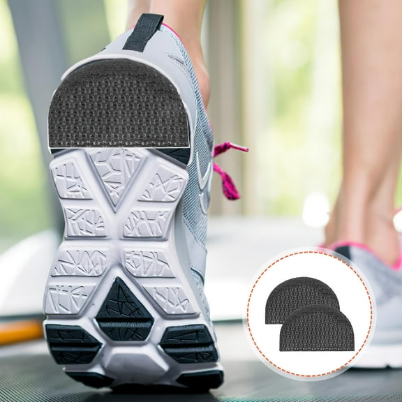 HOMEMAXS  Anti-slip Stickers for Soles Bottom Inserts Shoe Pads Black