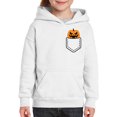 thumbnail image 3 of Awkward Styles Halloween Hoodies for Kids Girls Boys Angry Pumpkin Hooded Youth Sweatshirt Pocket Print, 3 of 5