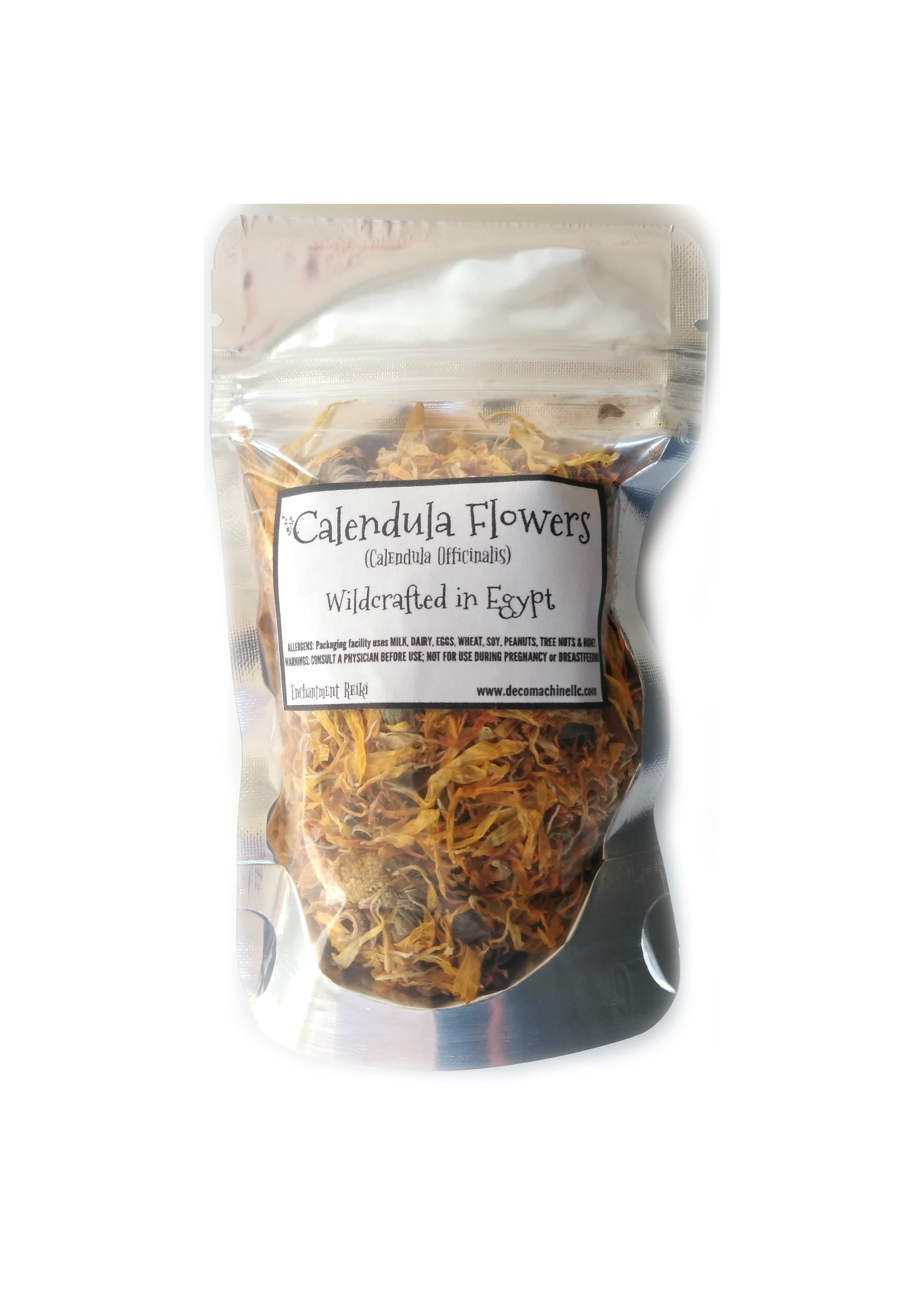 Reiki Charged Calendula Flowers Wildcrafted in Egypt Loose Leaf Dried Whole 10 gram bag Small Sample Tea