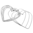 thumbnail image 1 of OULII 10Ud Anillos De Hierro Resistentes Para Marcos De Atrapasueños Con Corazón, 1 of 8