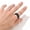 Black, variant on Clearance Spinner Ring for Women/Men Diamond Fidget Band Rings for Relieve Anxiety Steel Finger Ring for Birthday Christmas Gift, Size 7-12