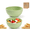 01#Green, variant on Djiypn Unbreakable Cereal Bowls Set of 4, Wheat Straw Bowls, Microwave & Dishwasher Safe, Dessert Bowls for Cereal, Serving, Soup, Oatmeal, Pasta, Salad, Lightweight Soup Bowls
