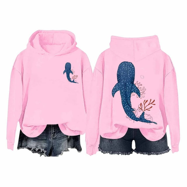 Textu Sweat à Capuche pour Femmes, Petits Hauts, Pulls, Vêtements de Sport, Sweat à Capuche Décontracté, Chandail en Molleton pour Femmes avec Graphique Isaiah, Rose P