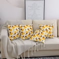 thumbnail image 7 of Throw Pillow Covers, Papaya ice cream Soft Square Pillow Cases with Invisible Zipper for Couch Bed Sofa, Farmhouse Fall Home Decor 18"x18", 7 of 7