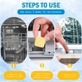 thumbnail image 3 of OOOFLOWER 24 Count Lemon Scented Dishwasher Cleaner Tablets, Deep Cleaning Formula for Limescale & Stain Removal, Works with All Dishwasher Models, 3 of 6