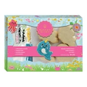 Bakery Bling Narwhal Designer Cookie Kit, 8 Cookies, Icing, Glittery Sugar, Candy Accessories, Nut Free