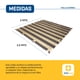 thumbnail image 5 of Malla Sombra 2 x 3.5 Metros - Rectangular Bicolor - Lonas para Exteriores - Lona para Sombra - Argolla y Bastilla Ultra-Resistente - Protección UV - Fácil Instalación - Malla  BC, 5 of 7
