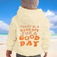 thumbnail image 3 of Tiijoy Toddler Girl's Hoodie Letter Print Cute Long Sleeve Hooded Sweatshirt, Sizes 2-3T, 3 of 4