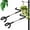 2pc, variant on No-Drill Plant Pole Hanging Hook, Heavy Duty Rustproof Metal Clamp Hanger for Flower Pots, Bird Feeders, Garden Balcony, Patio & Camping Tent