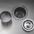 thumbnail image 4 of Kraus 23 Inch Rounded Corner Undermount Single Bowl Stainless Steel Kitchen Sink, 4 of 5