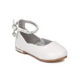 thumbnail image 1 of New Girl Little Angel Ashley-931D Rhinestone Ankle Strap Charmed Ballet Flat, 1 of 5