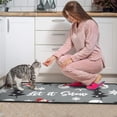 thumbnail image 3 of Gray Christmas Snowman Pattern Kitchen Rugs Sets Of 2,Anti Fatigue Kitchen Mat Rugs Non Slip Washable,Decorative Kitchen Floor Mats for Kitchen,Sink,Laundry,17"X30"+17"X47", 3 of 7