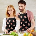 thumbnail image 3 of Pioneer Flower Floral Print Pattern Apron for Women and Men, Cotton Linen Waterproof with Pockets, Adjustable, 33x27 Inch for Kitchen, Gardening, BBQ, Salon, 3 of 6