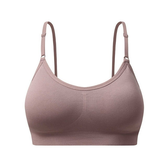 WRKEKC Sports Bra for Women Racerback Quick Dry Moisture Wicking Workout Yoga Running Fitness Lightweight Support Comfortable Solid Color Athletic Top