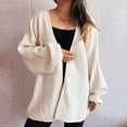 thumbnail image 4 of aidice Cardigans for Women Open Front Long Sleeve Tops Loose Casual Comfy Solid Color Fall Cardigans, 4 of 6