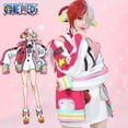 thumbnail image 2 of Ropa de cosplay de One Piece UTA, versión teatral, película, hija roja de Red Shanks, conjunto de ropa, peluca, alas, niños, adultos, vestido, juguete de regalo, 2 of 5