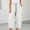 White, variant on Vrorvz Wide Leg Pants for Women Drawstring Elastic Waisted Crop Pant Solid Color Casual Loose Trousers with Pockets