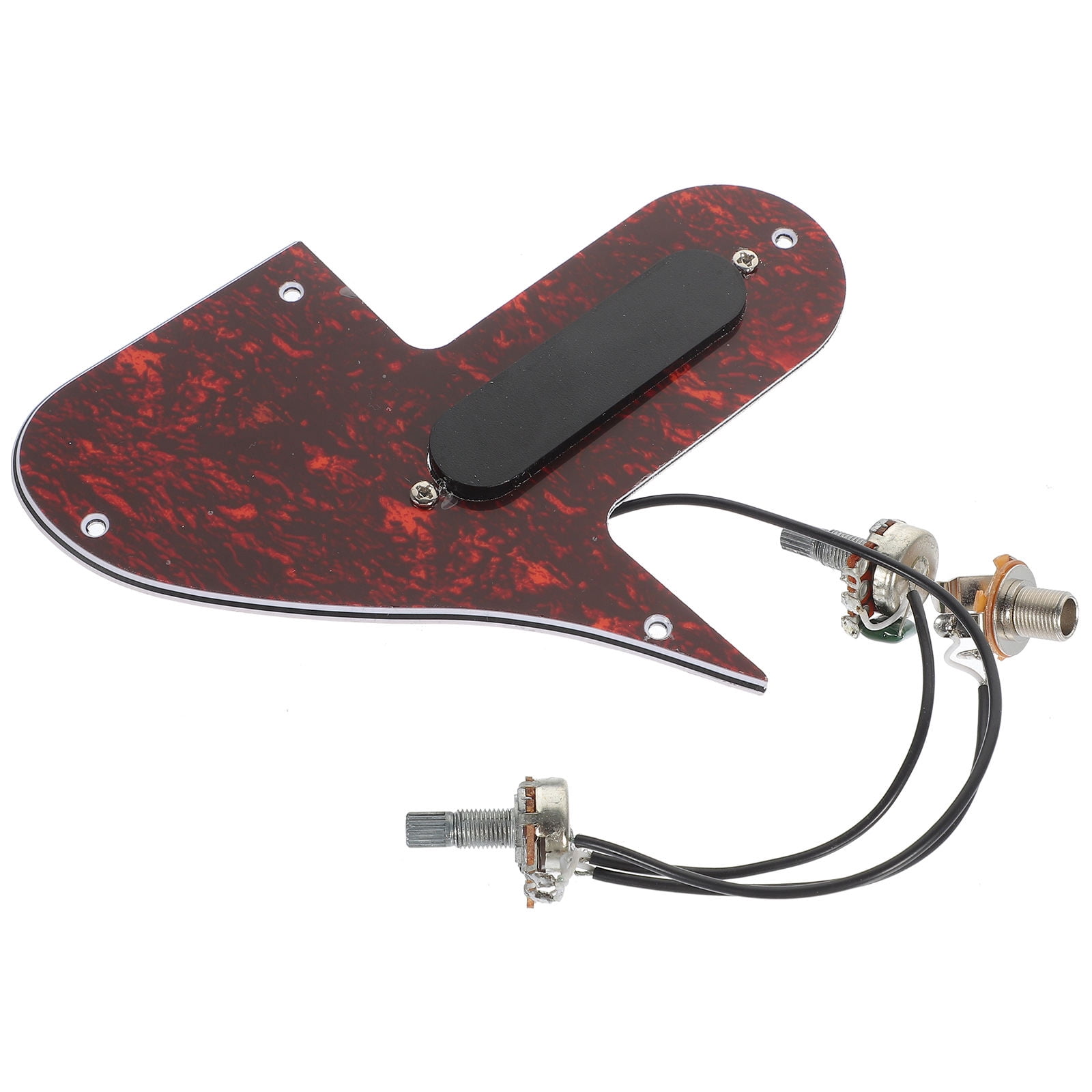 ELAYARD Mandolin Pickguard Assembly with High Output Low Noise Pickup, Replacement Set for Mandolin Parts and Accessories
