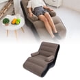 thumbnail image 1 of Inflatable Sofa Ergonomic S Shaped Blow Up Couch for Home Travel Office, 1 of 7