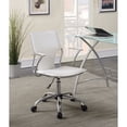 thumbnail image 2 of Himari Adjustable Height Office Chair White and Chrome, 2 of 2