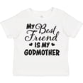thumbnail image 3 of Inktastic My Best Friend is My Godmother with Hearts Boys or Girls Toddler T-Shirt, 3 of 5