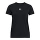 thumbnail image 2 of Camiseta Under Armour Rival Core de manga corta para mujer, talla XL, color negro, 2 of 3