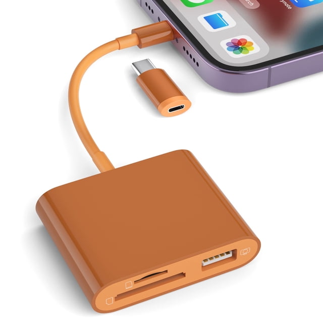 Lector de Tarjetas de Memoria SZHAIYIJIN USB-C Lightning con Ranuras Dobles
