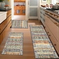 thumbnail image 2 of Farmhouse Kitchen Rugs Set 3 Piece, Boho Kitchen Mats for Floor, Non-Slip Kitchen Rug Waterproof Mats for Kitchen, Runner Rugs for Hallway Laundry Holiday Sink Decor, 2 of 12