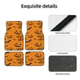 thumbnail image 4 of Fuzoiu Trick Or Treat Print Carpet Floor Mats for Car,Car Foot Mat Set,Universal Fit 4 Piece Mat Pad Set,Fits Most Cars Trucks Vans Sedans SUV Auto Carpet Mat Se, 4 of 7