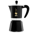 thumbnail image 3 of Olla para moka Stovetop Bialetti edición limitada Caffe Mercanti Black Oro, 6 tazas, 3 of 5