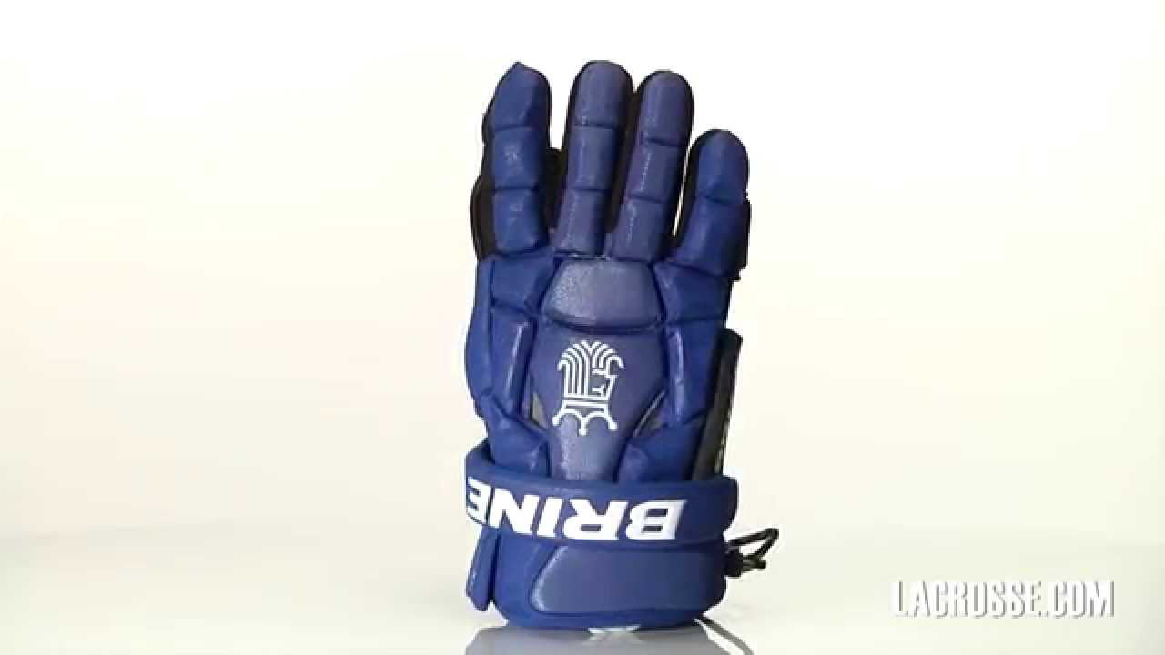 New Brine King Superlight 2 Lacrosse Gloves 12" Royal/White