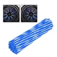 thumbnail image 3 of Spoke Cover  Wheel Spoke Guard  Motorcycle Spoke Wraps  Motorcycle Spoke Skins  Wheel Rim Spoke Wraps 72Pcs/Pack Motorcycle Dirt Bike Wheel Spoke Protector Cover Guard WrapBlue And, 3 of 8