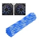 thumbnail image 5 of Paquete de 72 protectores para radios de rueda de motocicleta (azul y blanco), 5 of 13