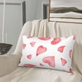 thumbnail image 5 of Susaid Pink Hearts Print Pillowcases Multiple Size, Pillow Cover Super Soft Envelope Closure Standard Pillow Case-16"x24", 5 of 6