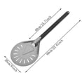 thumbnail image 2 of Turning Pizza with 8 inch Aluminum Round Pizza Paddle, 23.6 inch Overall, Outdoor Pizza Oven Access, 2 of 5