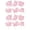 Pink*2, variant on Mother's Day Cupcake Toppers, Pink Glitter Butterfly Floral Cupcake Picks for Mother's Day Mother's Birthday, 12 Pack