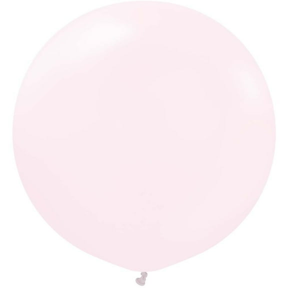 24 inch Kalisan Macaron Pale Pink Latex Balloons (2 Pack) - Party Supplies Decorations