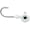 White, variant on VMC Tungsten Moon Eye 1/4oz Round Ball Jighead White