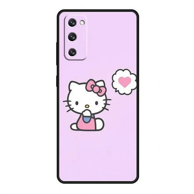 Phone Case For Samsung Galaxy S22 S21 S20 FE Ultra S10 S9 S8 Plus S10e Note 20Ultra 10Plus Shell Hello Kitty Leopard Print Love LXY