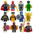 thumbnail image 3 of Set de 24 Figuras de Acción de Héroes, Minifiguras Coleccionables de Bloques de Construcción de 4.5cm, Juguetes de Regalo para Niños, 3 of 5