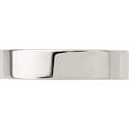 thumbnail image 4 of Sterling Silver Ss 5mm Comfort Fit Flat Size 5 Band Made In United States qcfb050-5, 4 of 5