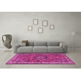 thumbnail image 3 of Ahgly Company Indoor Round Persian Pink Traditional Area Rugs, 3' Round, 3 of 4
