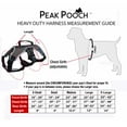 thumbnail image 3 of Peak Pooch No Pull Dog Harness for Large Dogs Orange, 32-46" Chest XL, 3 of 6