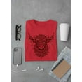 thumbnail image 3 of Highland Cow Christmas Lights T-shirt Men's, 3 of 4