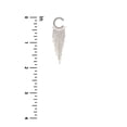 thumbnail image 3 of Crystal C Shape Baguette Fringe Earring Gold, 3 of 5