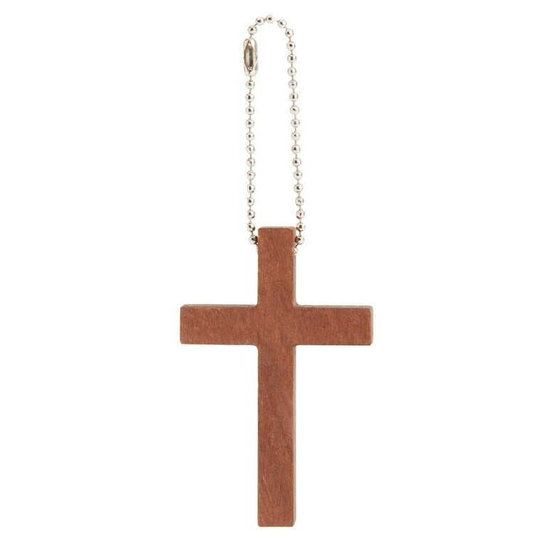 Wooden cross keychain new arrivals