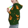 thumbnail image 2 of Kdxio Bold Squirrel Silhouettes Print Womens Oversized Hoodies Sweatshirts Hooded Pullover Tops Sweaters Casual-XX-Large, 2 of 7