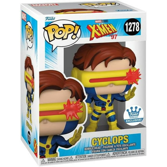 Funko Pop! Marvel X-Men Cyclops Exclusive 1278 Clear protector and Box Include