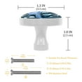 thumbnail image 3 of 4 Pcs Jellyfish Knobs for Kitchen Cabinet Cupboard Dresser Bookcase Drawer Pulls Handles Round Home Decor, 3 of 5